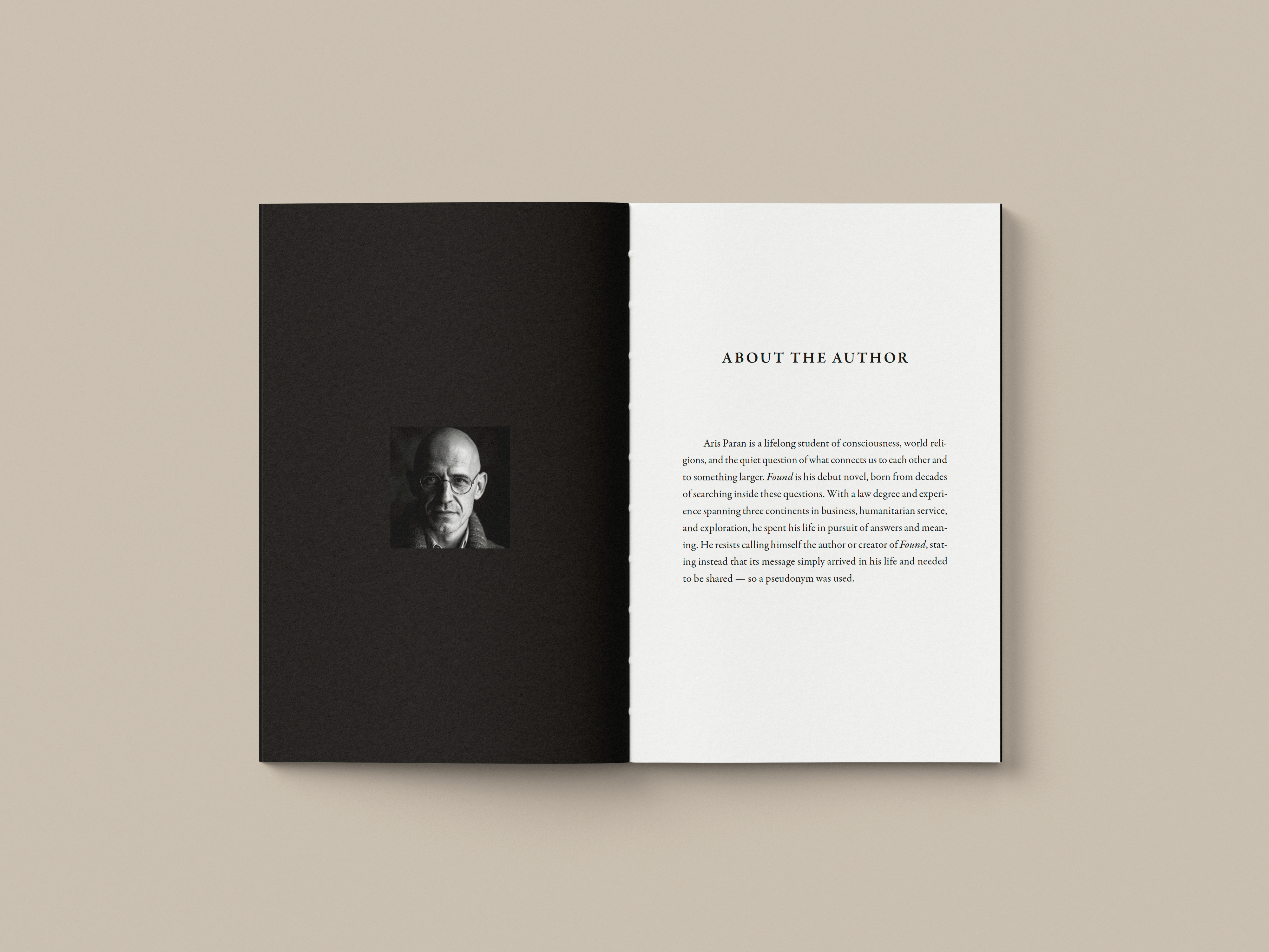 Interior spread with section break and quiet editorial layout