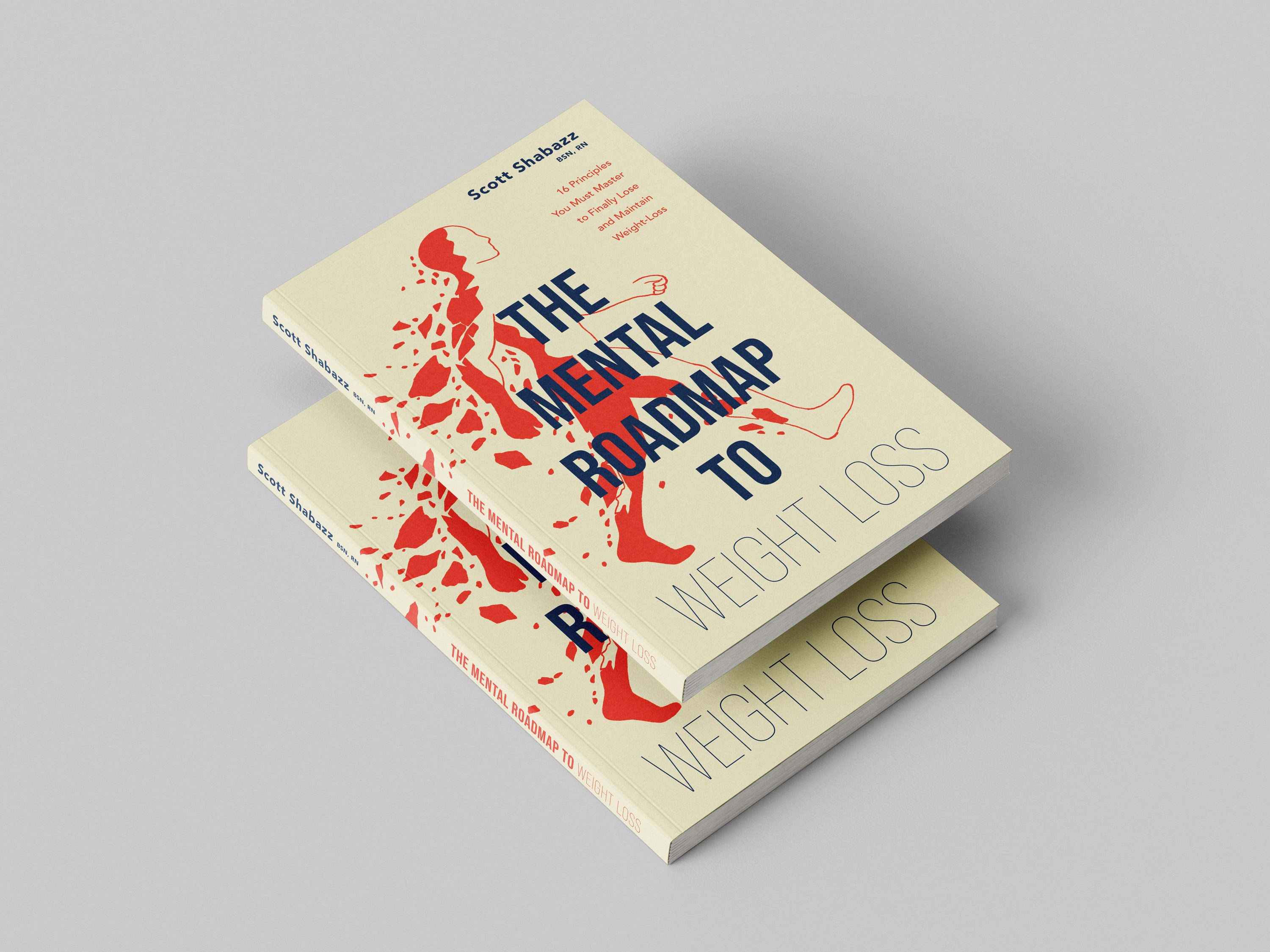 Two stacked copies showing the front cover and spine
