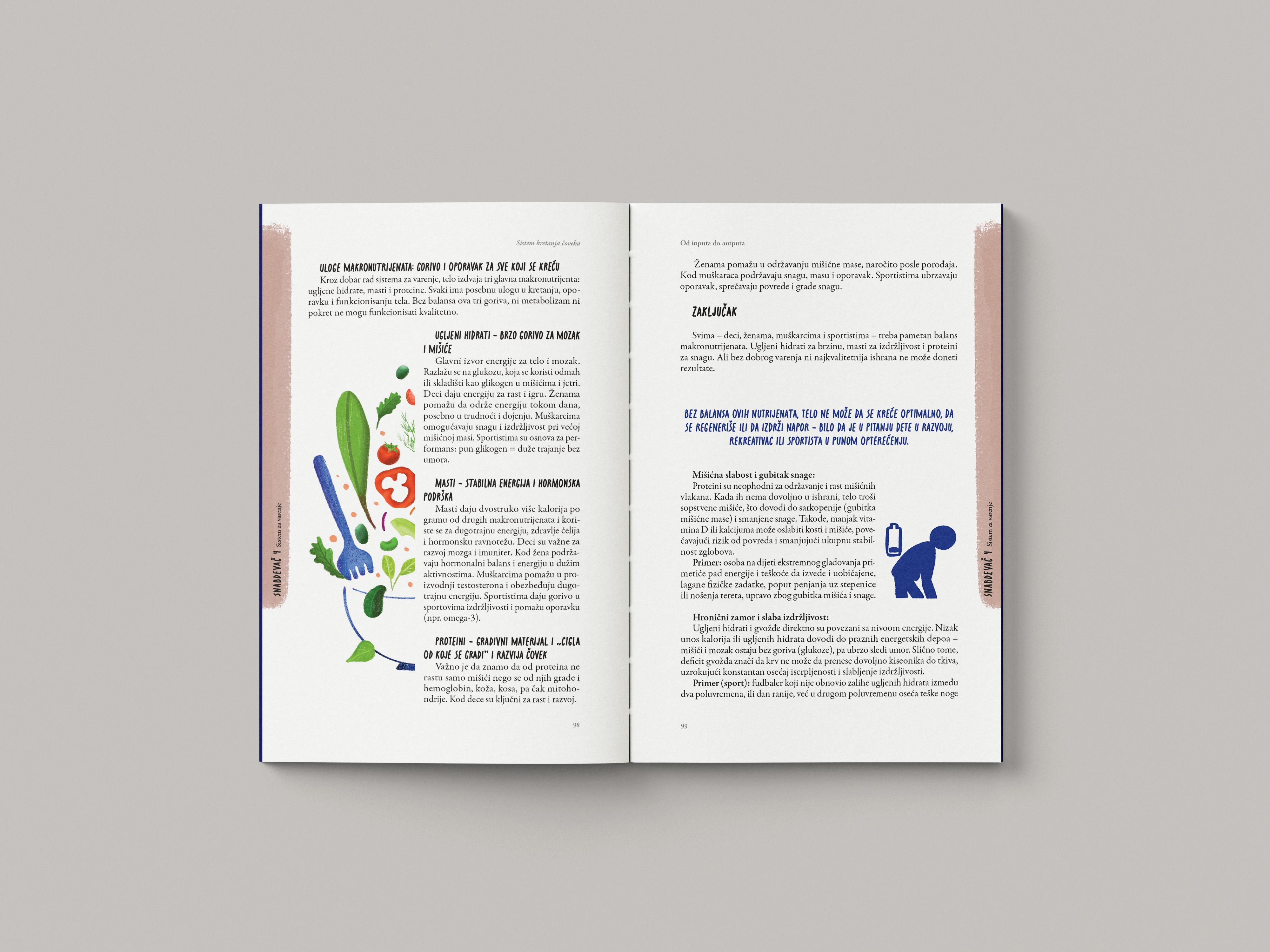 Interior spread showing detail illustrations of movement mechanics