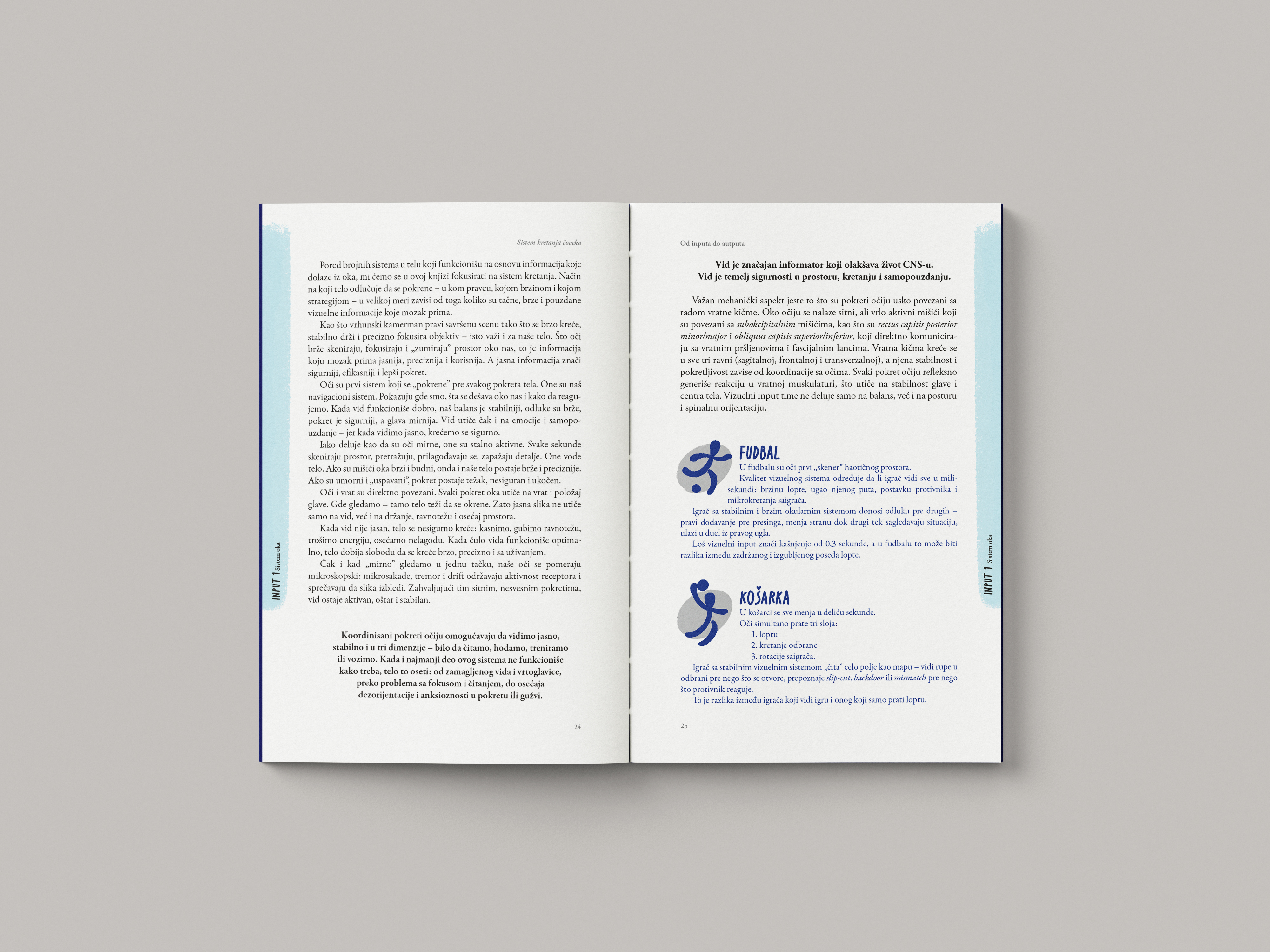 Interior spread with two-column body text and sport-specific illustrations